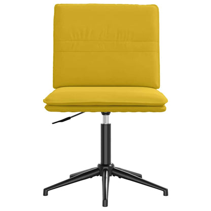 vidaXL Chaises de salle à manger 6 pcs Velours jaune