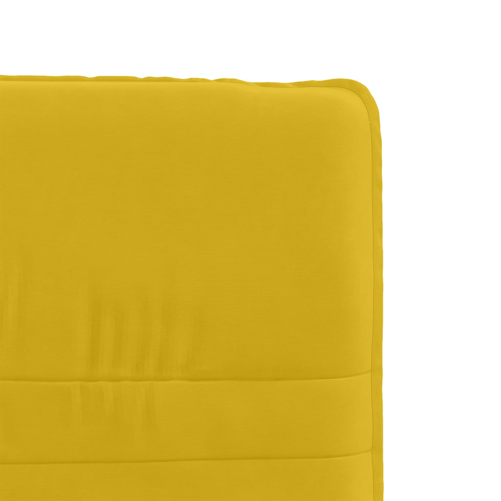 vidaXL Chaises de salle à manger 6 pcs Velours jaune