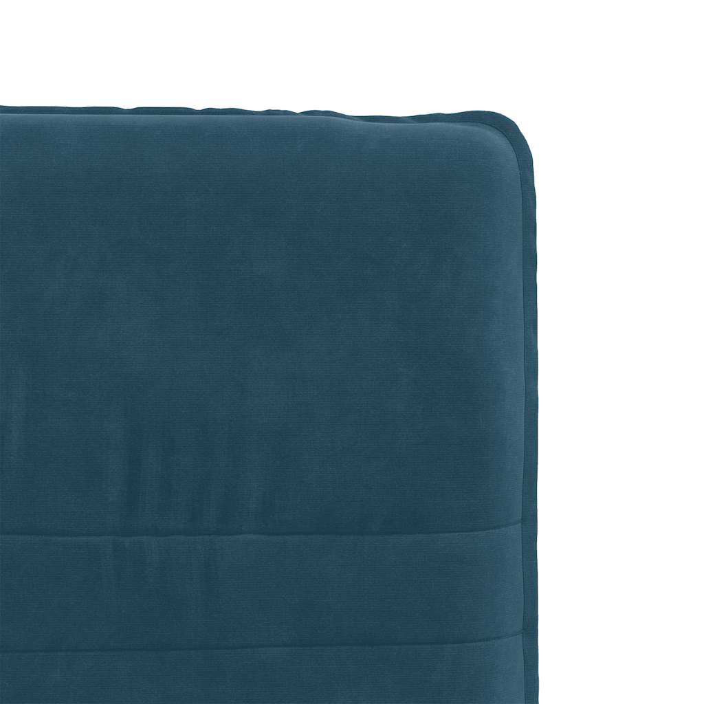 vidaXL Chaises de salle à manger 6 pcs Bleu velours