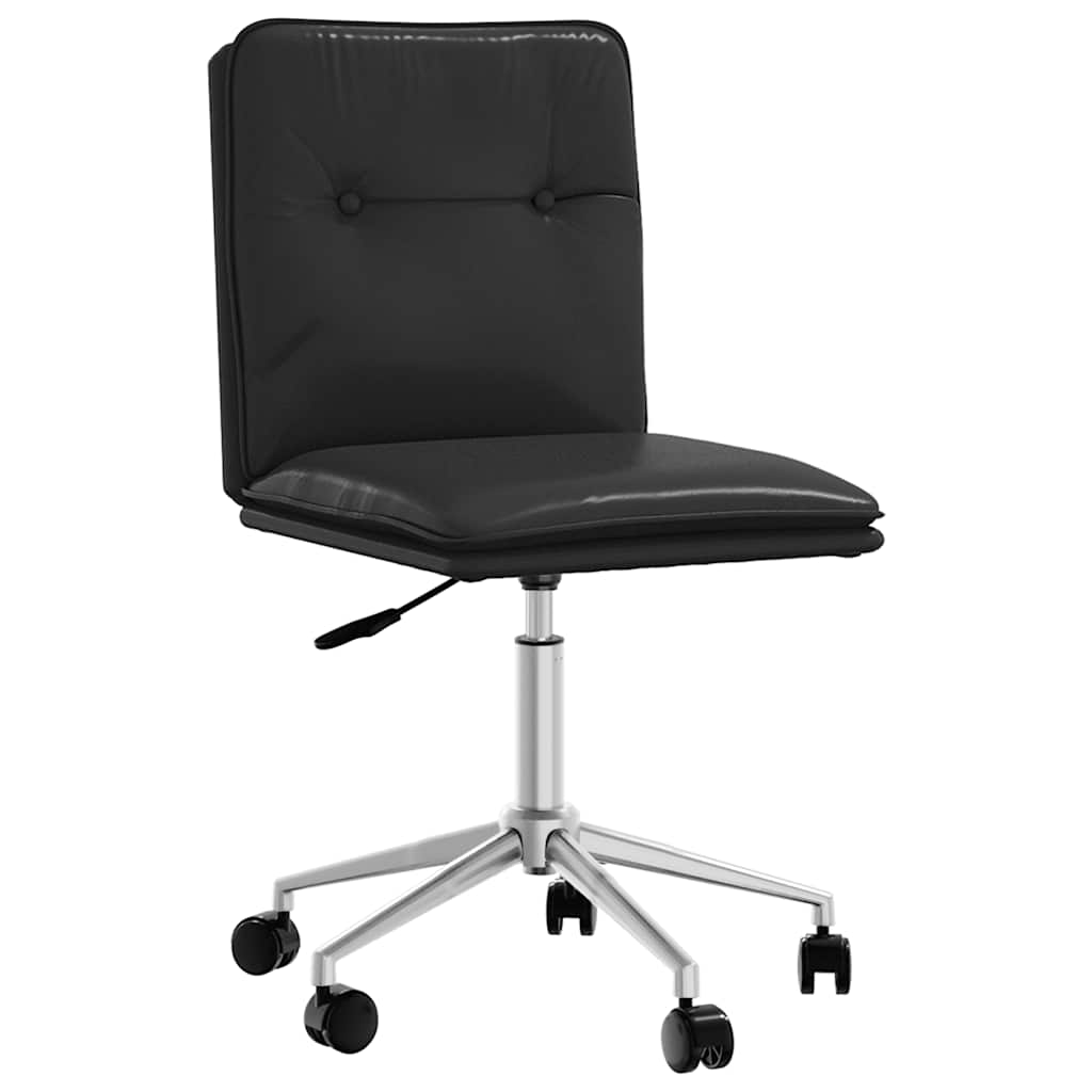 vidaXL Chaises de salle à manger 6 pcs Similicuir Noir