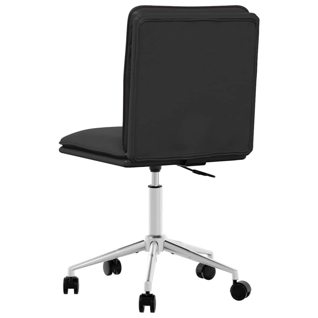 vidaXL Chaises de salle à manger 6 pcs Similicuir Noir