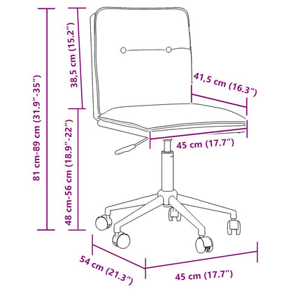 vidaXL Chaises de salle à manger 6 pcs Similicuir Noir