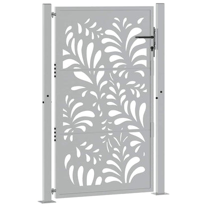 Gartentor 100x150 cm Verwitterungsstahl Wellendesign