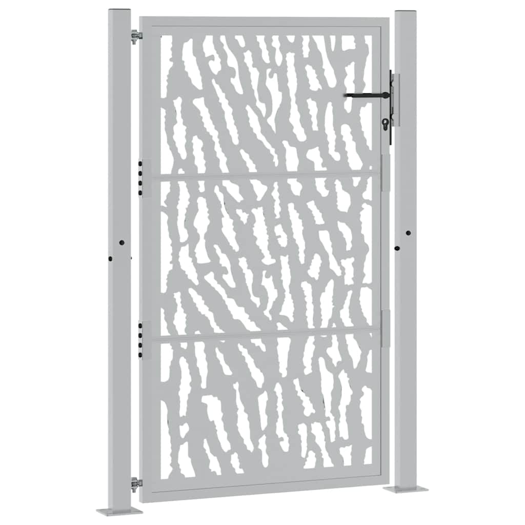 Gartentor 100x150 cm Verwitterungsstahl Trace-Design