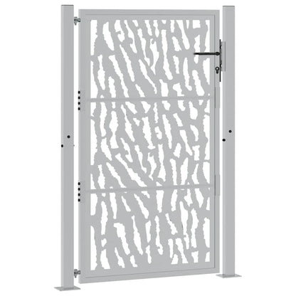 Gartentor 100x150 cm Verwitterungsstahl Trace-Design