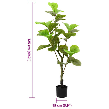 Ficusbaum Künstlich 30 Blätter 125 cm Grün