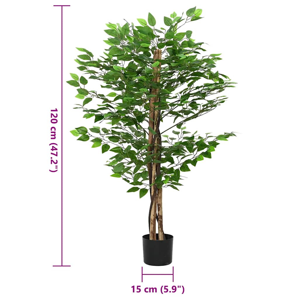 Ficusbaum Künstlich 788 Blätter 120 cm Grün