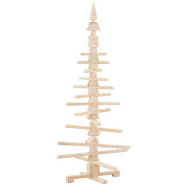 vidaXL Holz-Weihnachtsbaum zur Dekoration 150 cm Massivholz Kiefer