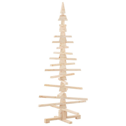 vidaXL Holz-Weihnachtsbaum zur Dekoration 150 cm Massivholz Kiefer