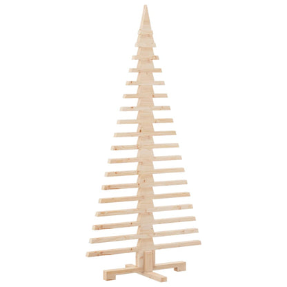 vidaXL Holz-Weihnachtsbaum zur Dekoration 150 cm Massivholz Kiefer