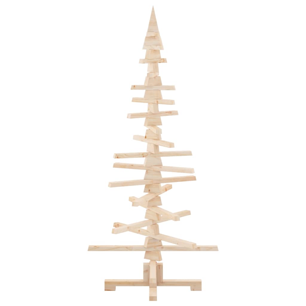 vidaXL Holz-Weihnachtsbaum zur Dekoration 150 cm Massivholz Kiefer