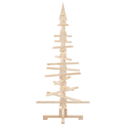 vidaXL Holz-Weihnachtsbaum zur Dekoration 150 cm Massivholz Kiefer