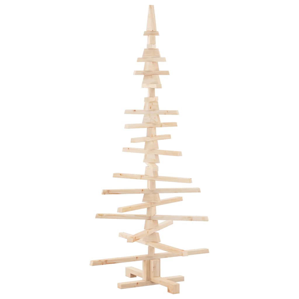 vidaXL Holz-Weihnachtsbaum zur Dekoration 150 cm Massivholz Kiefer