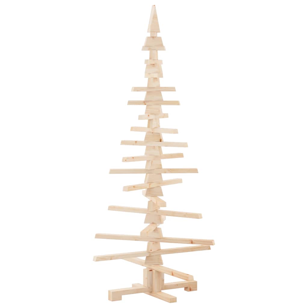 vidaXL Holz-Weihnachtsbaum zur Dekoration 150 cm Massivholz Kiefer