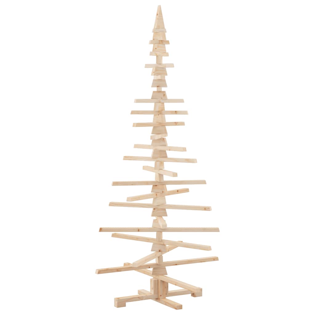 vidaXL Weihnachtsbaum Holz zum Schmücken 180 cm Massivholz Kiefer