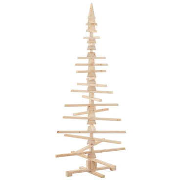 vidaXL Weihnachtsbaum Holz zum Schmücken 180 cm Massivholz Kiefer