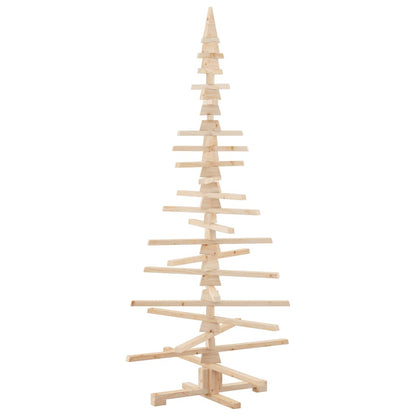 vidaXL Weihnachtsbaum Holz zum Schmücken 180 cm Massivholz Kiefer