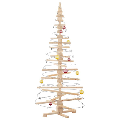 vidaXL Weihnachtsbaum Holz zum Schmücken 180 cm Massivholz Kiefer