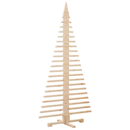 vidaXL Weihnachtsbaum Holz zum Schmücken 180 cm Massivholz Kiefer