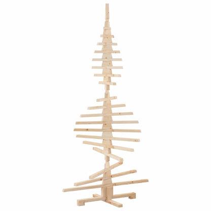 vidaXL Weihnachtsbaum Holz zum Schmücken 180 cm Massivholz Kiefer