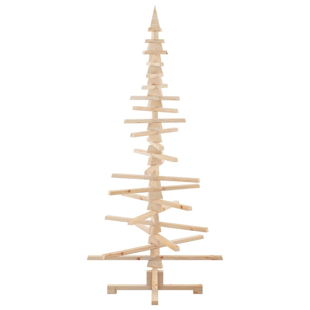 vidaXL Weihnachtsbaum Holz zum Schmücken 180 cm Massivholz Kiefer