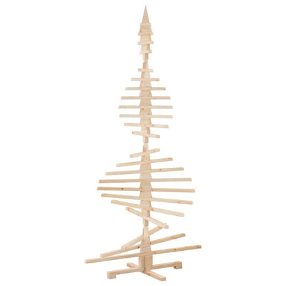 vidaXL Weihnachtsbaum Holz zum Schmücken 210 cm Massivholz Kiefer