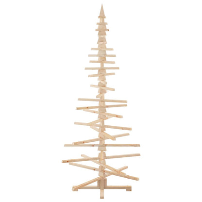 vidaXL Weihnachtsbaum Holz zum Schmücken 210 cm Massivholz Kiefer