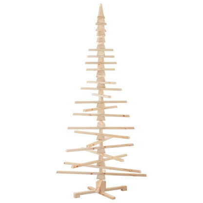 vidaXL Weihnachtsbaum Holz zum Schmücken 210 cm Massivholz Kiefer