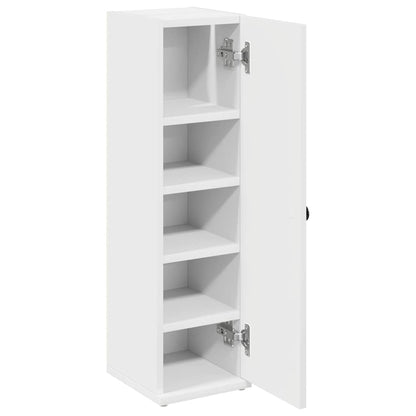 vidaXL Badezimmerschrank mit Rollenhalter Weiß 20,5x22x72 cm