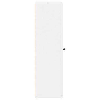 vidaXL Badezimmerschrank mit Rollenhalter Weiß 20,5x22x72 cm