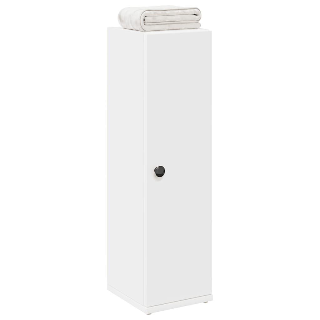 vidaXL Badezimmerschrank mit Rollenhalter Weiß 20,5x22x72 cm