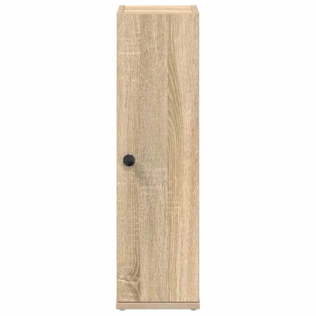 vidaXL Badezimmerschrank mit Rollenhalter Sonoma-Eiche 20,5x22x72 cm