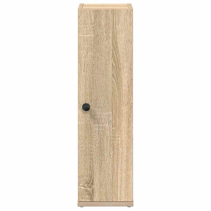 vidaXL Badezimmerschrank mit Rollenhalter Sonoma-Eiche 20,5x22x72 cm