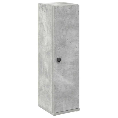 vidaXL Badezimmerschrank mit Rollenhalter Betongrau 20,5x22x72 cm