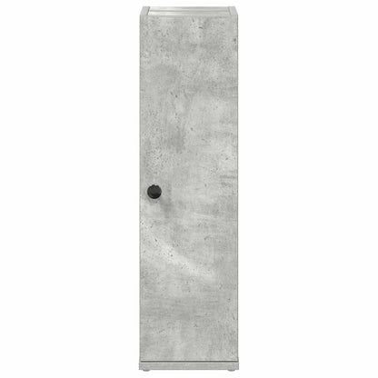 vidaXL Badezimmerschrank mit Rollenhalter Betongrau 20,5x22x72 cm