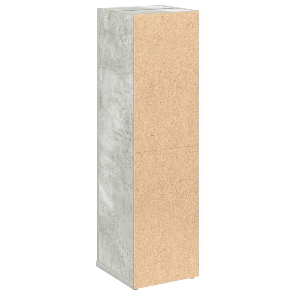 vidaXL Badezimmerschrank mit Rollenhalter Betongrau 20,5x22x72 cm