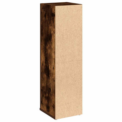 vidaXL Badezimmerschrank mit Rollenhalter Räuchereiche 20,5x22x72 cm