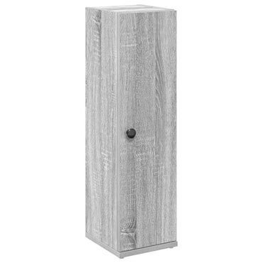 vidaXL Badezimmerschrank mit Rollenhalter Grau Sonoma 20,5x22x72 cm