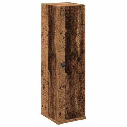 vidaXL Badezimmerschrank mit Rollenhalter Altholz-Optik 20,5x22x72 cm