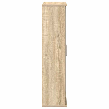 vidaXL Badezimmerschrank mit Rollenhalter Sonoma-Eiche 39x22x90 cm