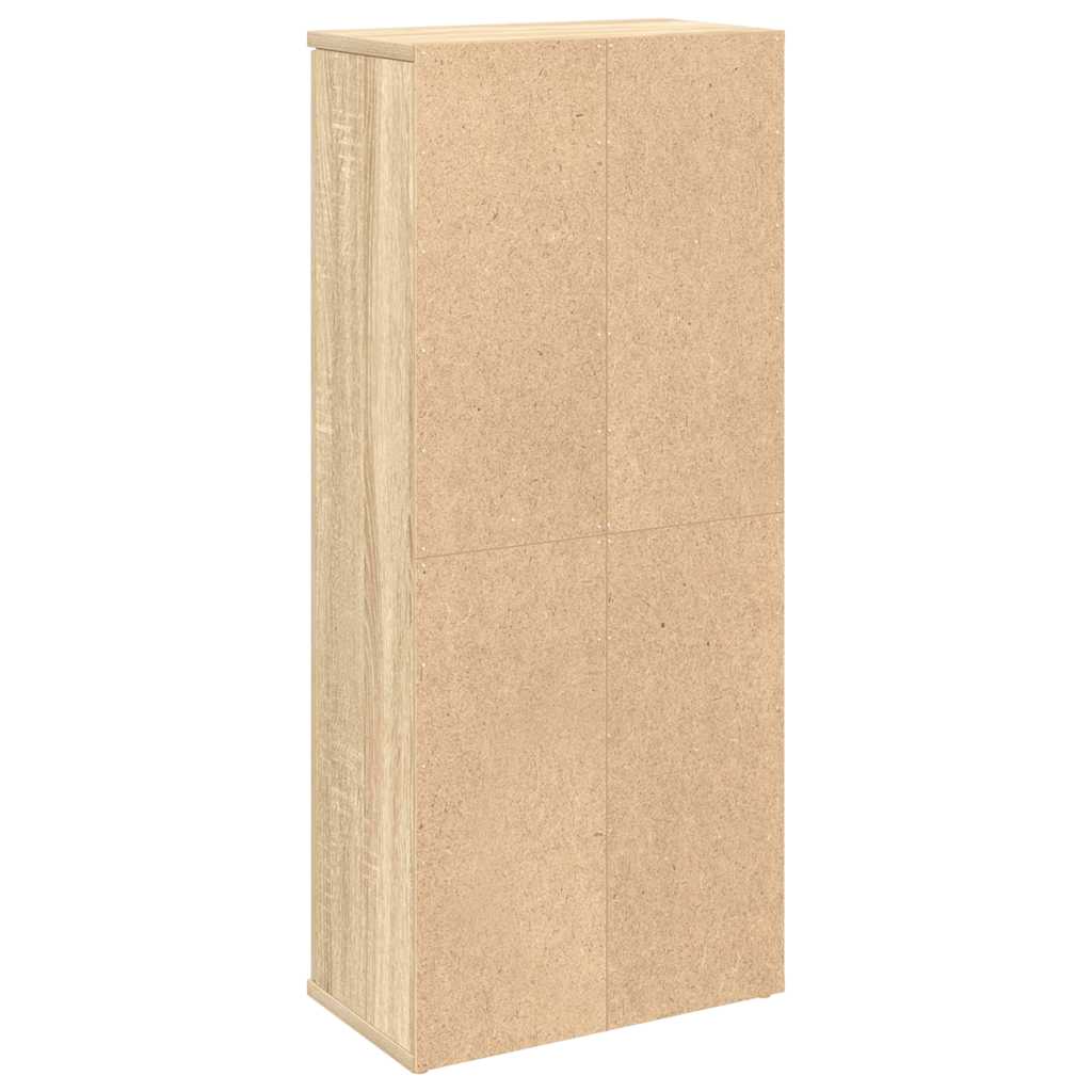 vidaXL Badezimmerschrank mit Rollenhalter Sonoma-Eiche 39x22x90 cm