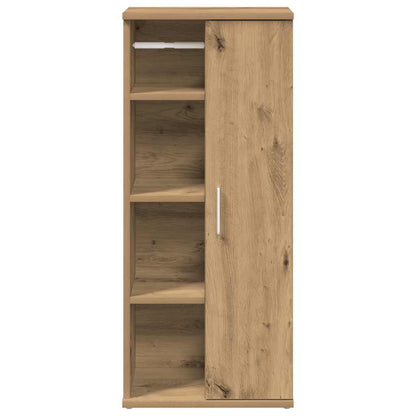 vidaXL Badezimmerschrank mit Rollenhalter Artisan-Eiche 39x22x90 cm