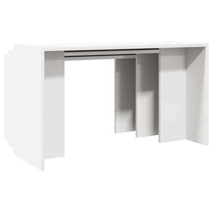 vidaXL Tables gigognes 3 pcs Blanc Bois d'ingénierie