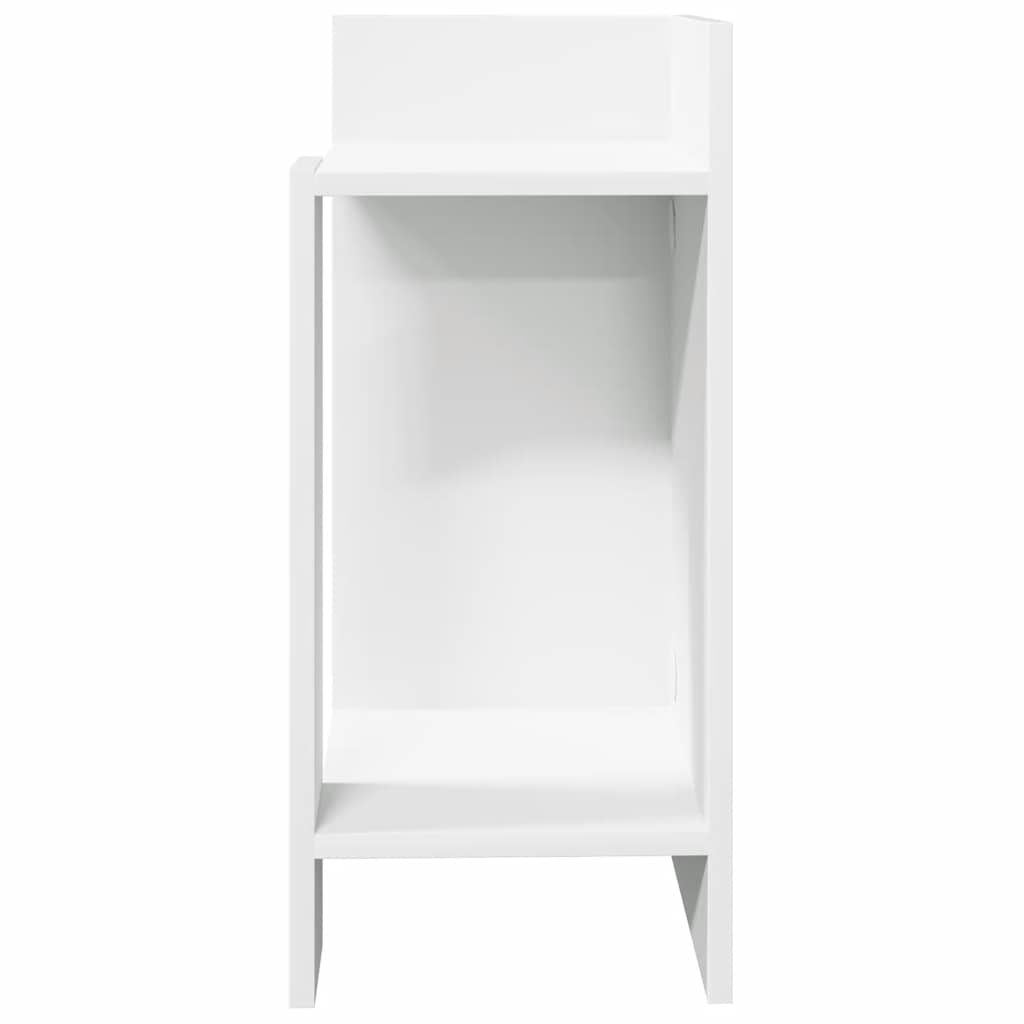vidaXL Beistelltisch mit Ablage Schwarz 25,5x27x60 cm