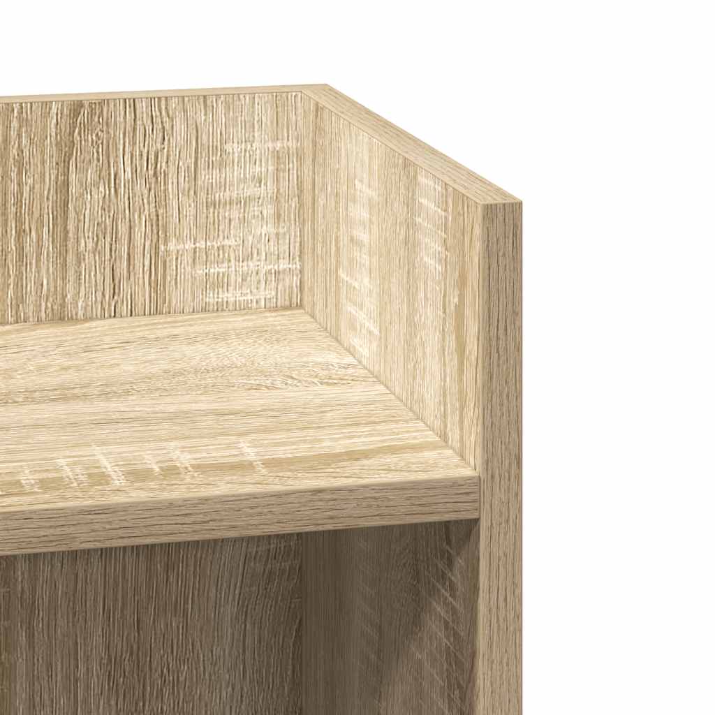 vidaXL Beistelltisch mit Ablage Sonoma-Eiche 25,5x27x60 cm