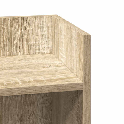 vidaXL Beistelltisch mit Ablage Sonoma-Eiche 25,5x27x60 cm