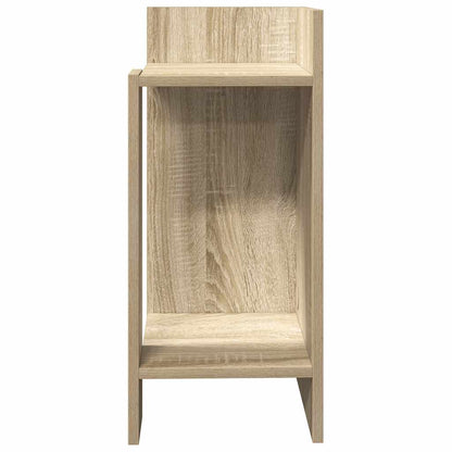 vidaXL Tables d'appoint 2 pcs avec étagère Chêne Sonoma 25,5x27x60 cm