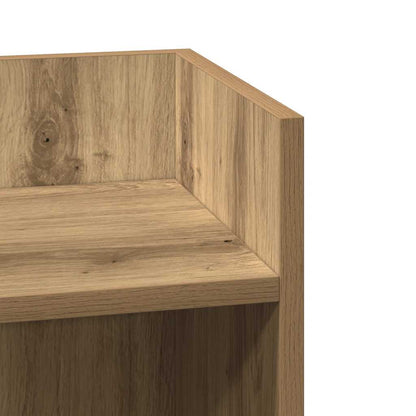 vidaXL Beistelltische 2 Stk. mit Ablage Artisan-Eiche 25,5x27x60 cm