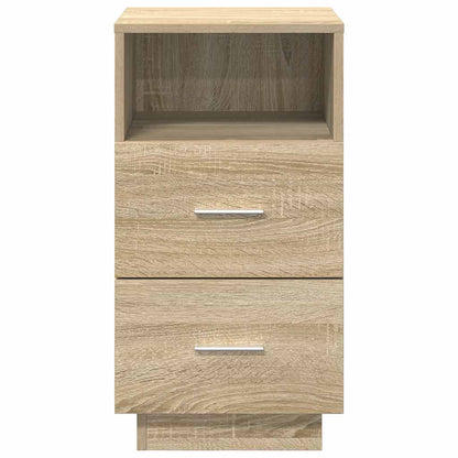 vidaXL Table de chevet à 2 tiroirs Chêne Sonoma 36x36x68 cm