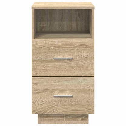 vidaXL Tables de chevet 2 pcs. avec 2 tiroirs Chêne Sonoma 36x36x68 cm
